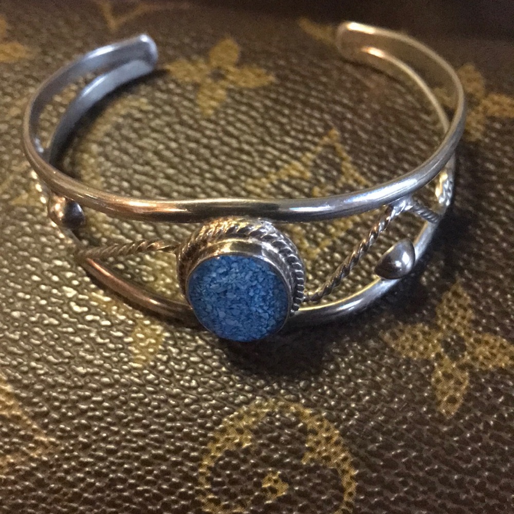 Alpaca, silver bracelet
